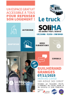 Flyer Truck SOLIHA Ardèche – Guilherand-Granges (Nov. 2025)