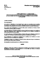 arrêté préfectoral